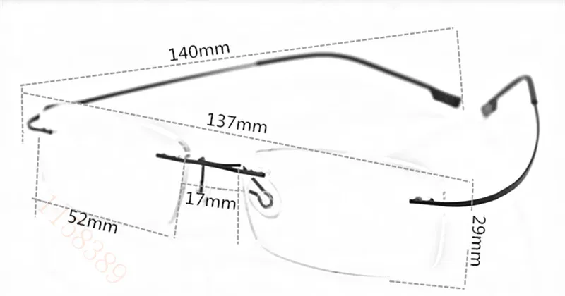 Новинка, брендовый ультра-светильник, титановая оправа для очков, Мужская стойка, без оправы, оправа для очков, женские очки, близорукость, фоторамка, oculos