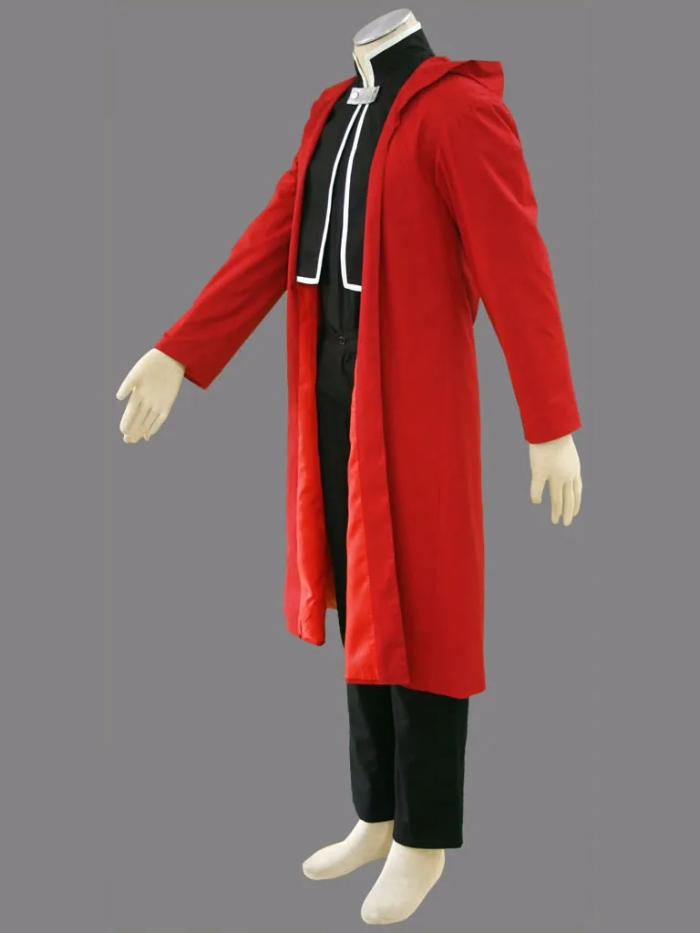 Аниме Стальной алхимик Эдвард Элрик косплей костюм наряд+ пояс Хэллоуин взрослых костюмы для женщин/мужчин на заказ любой размер