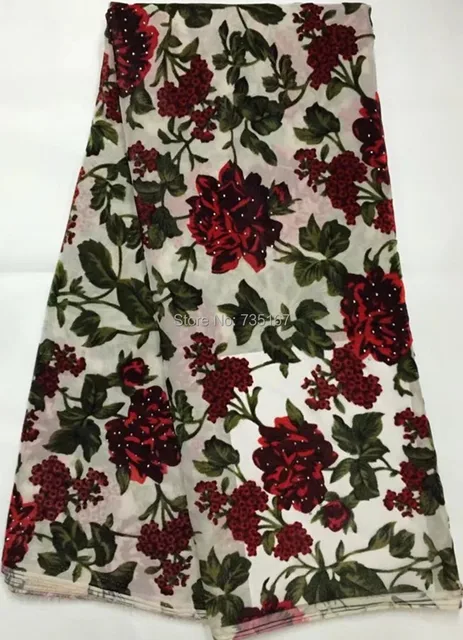 4 5meters Very Beautiful Velvet Fabric Textile Jacquard High 4 5meters Very Beautiful Velvet Fabric Textile Jacquard High Quality Silk With Beads