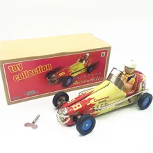 Ретро заводные оловянные игрушки Классические заводные оловянные гоночные редкие коллекции