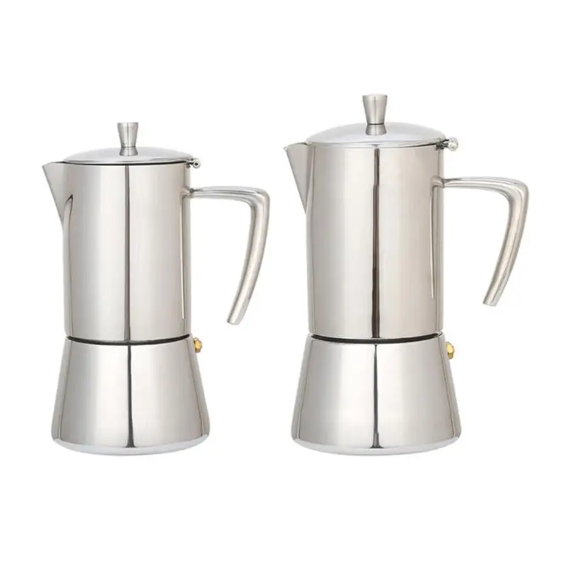 

Stainless Steel Coffee Pot Moka Coffee Maker Teapot Mocha Stovetop Tool