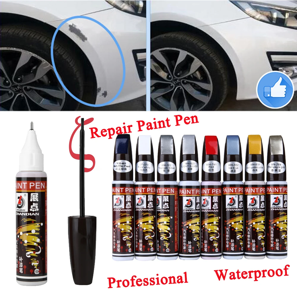 Professionnel Voiture Auto Manteau Gratter Clair Reparation Peinture Stylo Retoucher Etanche Dissolvant Applicateur Outil Pratique Aliexpress