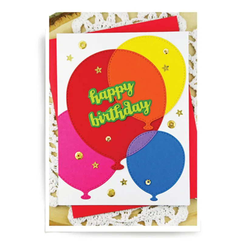

Naifumodo Balloon Metal Cutting Dies Frame for Craft Dies Scrapbooking Album Stencil Card Making DIY Decor Cutting Dies New 2019