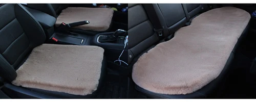2021 3pcs Super Sofa Faux Rex Rabbit Fur Seat Cushion Set  Unviersal Fit Faux Fur Car Cushions Home Decor 