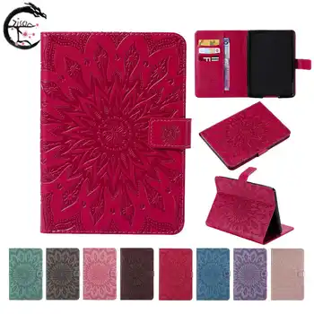 

Flip Cover Holder Leather Case for Amazon Kindle Paperwhite 4 2018 3 2 1 eBook Protective Cases Card Pocket Slots Covering Coque