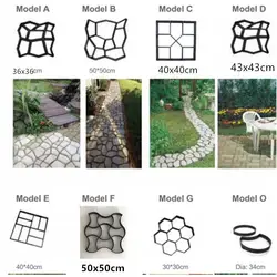 Пластиковые тротуарная плитка плесень бетон шаговый Pathmate тротуар плесень Paver 8 Тип Цементное дорожное покрытие плесень