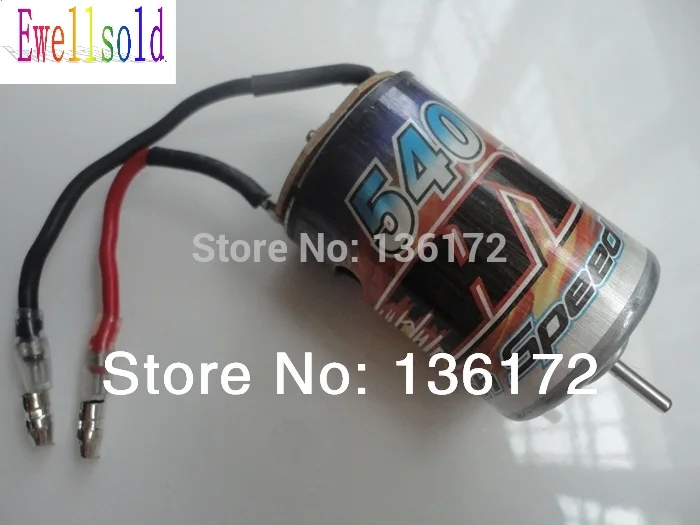 

Ewellsold 1/10 rc car parts 540 Brush motor for 1/10 RC car RC truck
