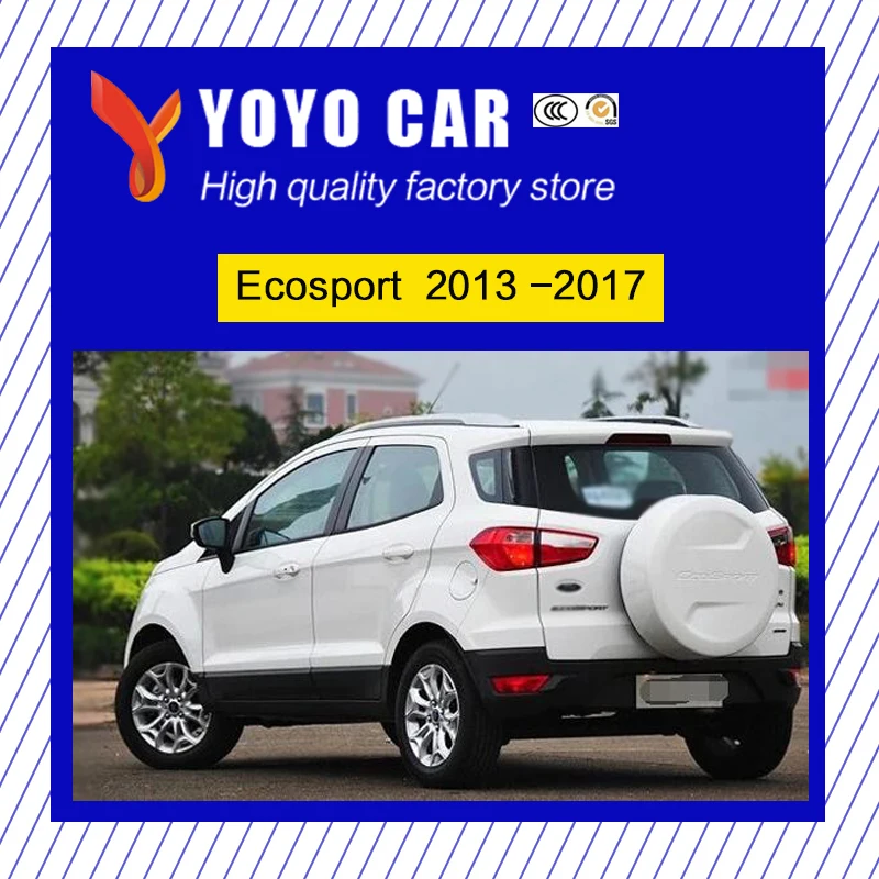 عالية الجودة ABS 1 زوج ملصق تثبيت الجانب السكك الحديدية بار حامل سقفي ل Ecosport 2013 2014 2015 2016 2017 عالية الجودة ABS 1 زوج ملصق تثبيت الجانب السكك الحديدية بار حامل سقفي ل Ecosport 2013 2014 2015 2016 2017