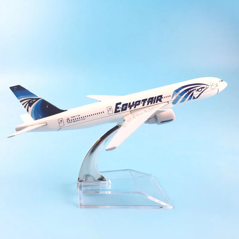 Бесплатная доставка 16 см модель самолета из металлического сплава Египет AIR 777