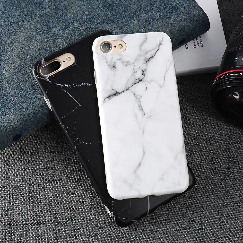 Чехол KISSCASE с мраморным узором для iPhone 6S 6 7 8 Plus X 10 Простой Ультратонкий Мягкий ТПУ
