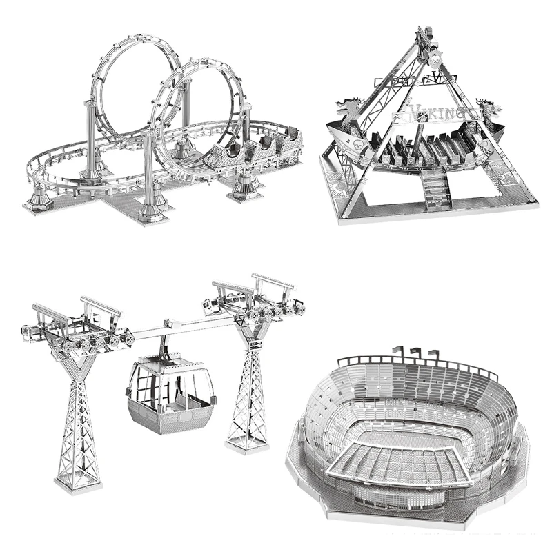 rompecabezas de metal 3d