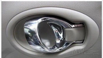 

Bright Chrome INSIDE DOOR handle SET TRIM fit for 2012 2013 NISSAN VERSA SEDAN
