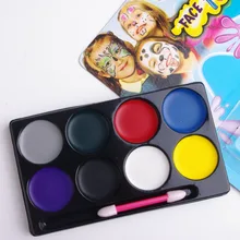 Краска для лица(Аквагрим) макияж на Хеллоуин детская Акварельная безопасная Нетоксичная Акварельная акриловая краска для пальцев