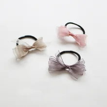 1 шт. чипы для волос лук резиновая небольшой свежий волос Веревка украшение для головы ювелирные изделия резинки для волос G0502