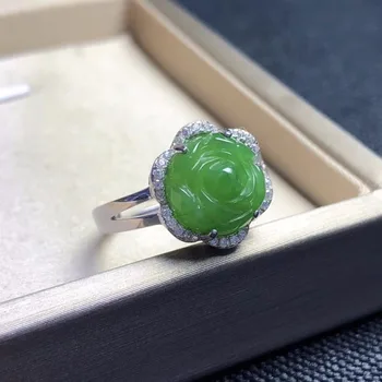 

Classic bridge deck male ring new arrival 925 silver inlay and Tian jiyu