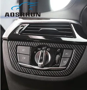 

The headlight switch The tail door switch frame Cover Car Accessories For BMW G30 G31 528 520 530 2017 2018 2019 LHD