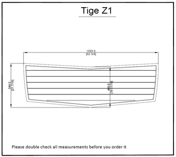

Tige Z1 Swim Platform Pad Boat EVA Teak Decking 1/4" 6mm