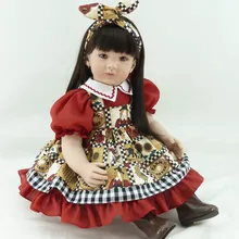 Модная Кукла-реборн из ПВХ силиконовые детские куклы сопровождать Спящая реалистичные принцесса кукла "малыш" малыш high-end фирменные рождественские подарки