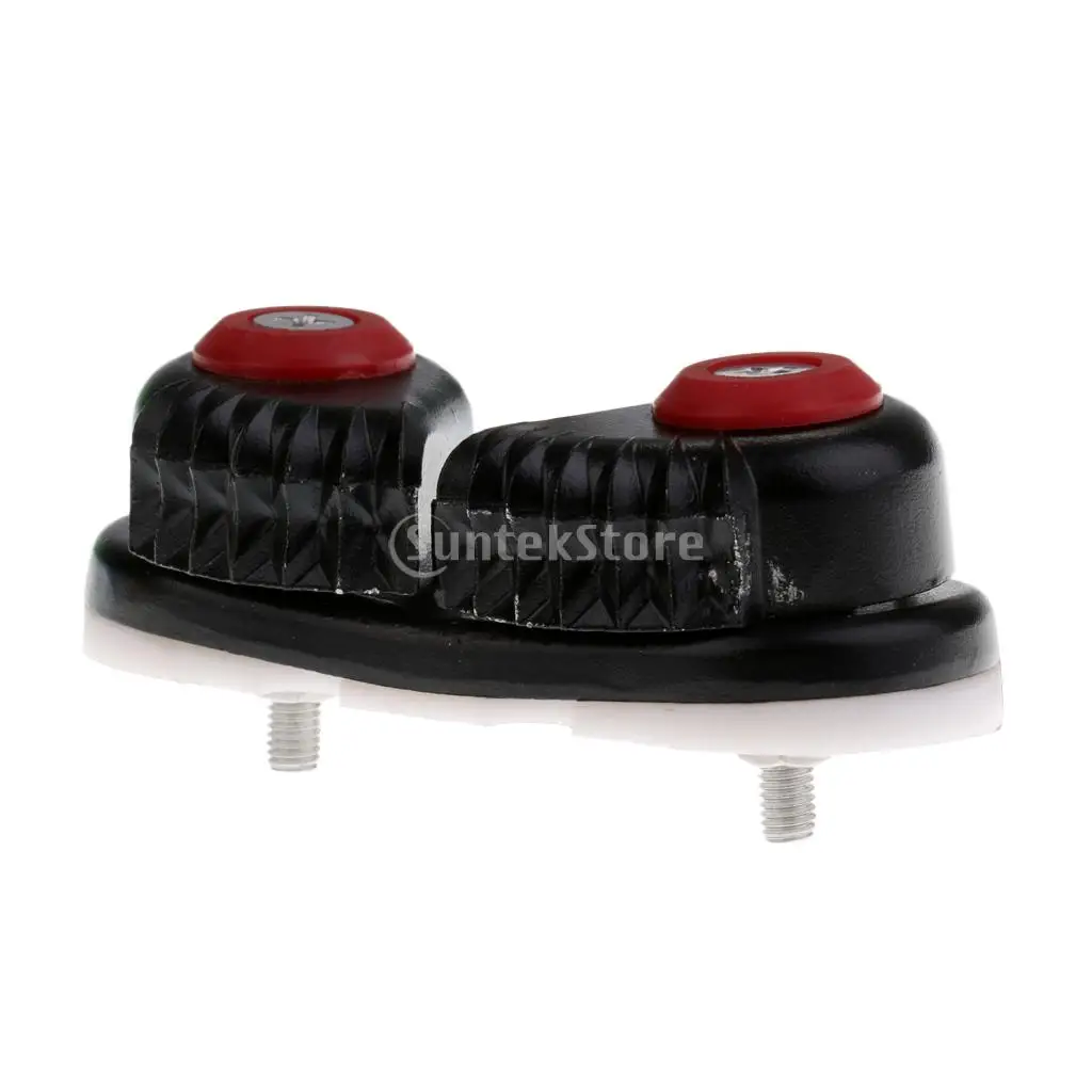 Black Boat Sailing Sailboat Ball Bearing Cam Cleat - ABS Plastic