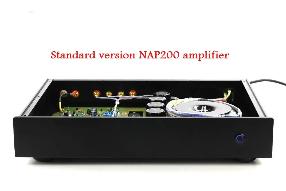 Горячая 300 Вт NAP200 HIFI 2,0 канальный усилитель мощности на Великобритании NAIM черный ящик усилитель мощности 75 Вт+ 75 Вт