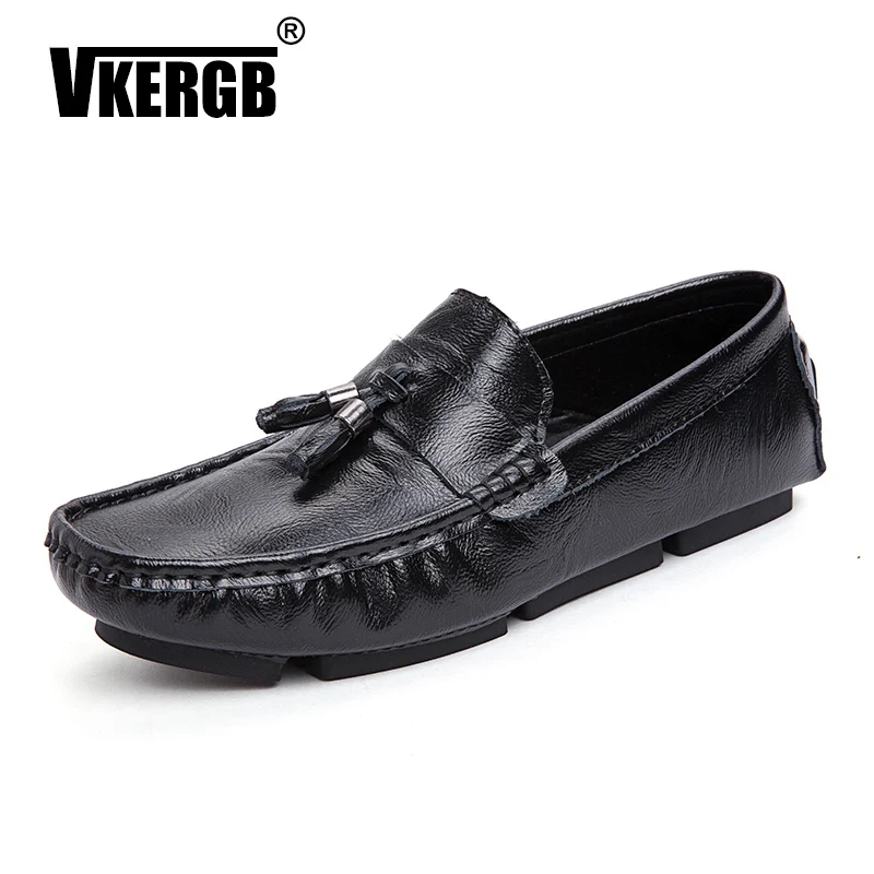 

New Men Bike casual Flats Brand Genuine Leather Loafers Moccasin Boat Walking Shoe Pure Handmade Men'S Flats Male Driving Shoes