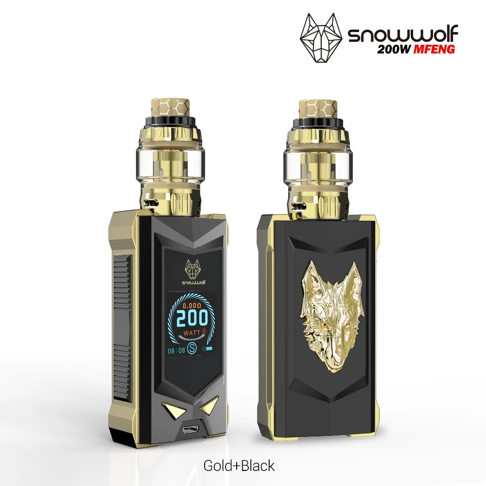 NEWEST electronic cigarette kit vape kit original of sigelei snowwolf mfeng 200W SUPER POWER