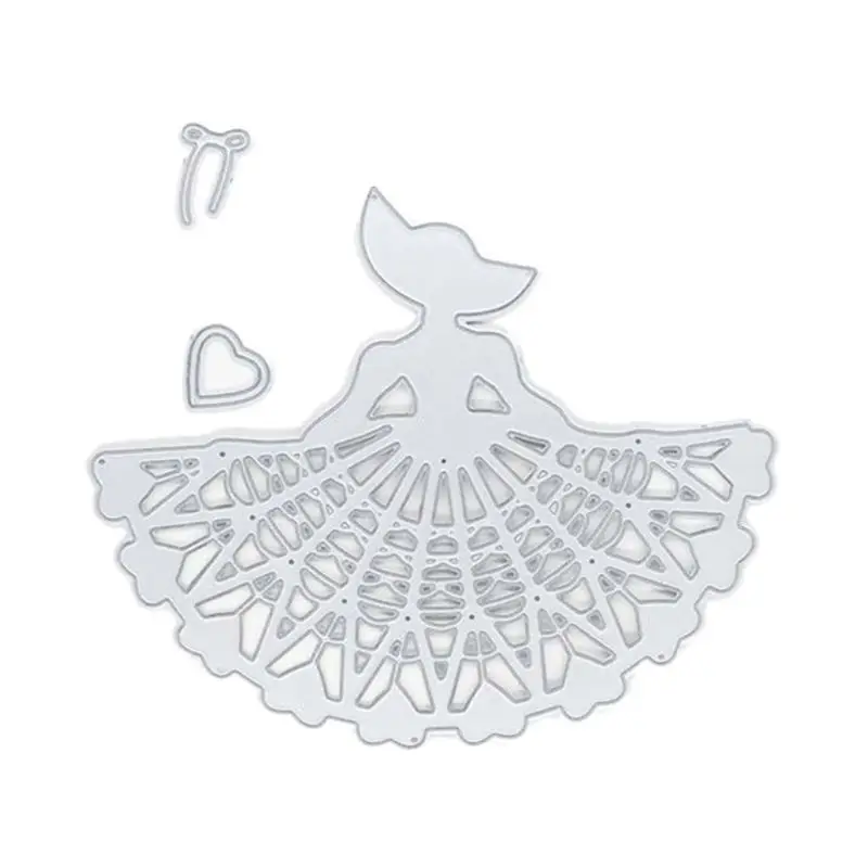 

Girl Metal Cutting Dies Stencil DIY Scrapbooking Album Stamp Paper Card Embossing Crafts Decor