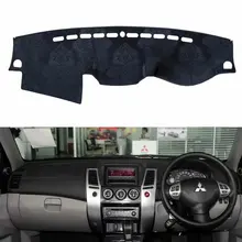 Для Mitsubishi Pajero Sport Montero Nativa Challenge 2008- фланелевые Dashmats Dashboard Чехлы Dash колодки коврик в машину