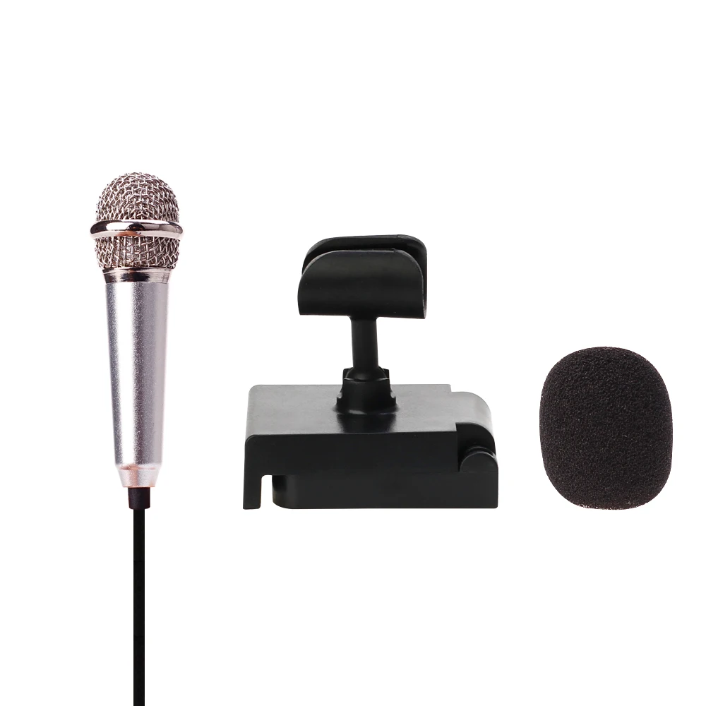 Metal MINI Jack 3.5mm Studio Professional Microphone Handheld Mic for Mobile Phone Computer for iPhone ipad karaoke (4)