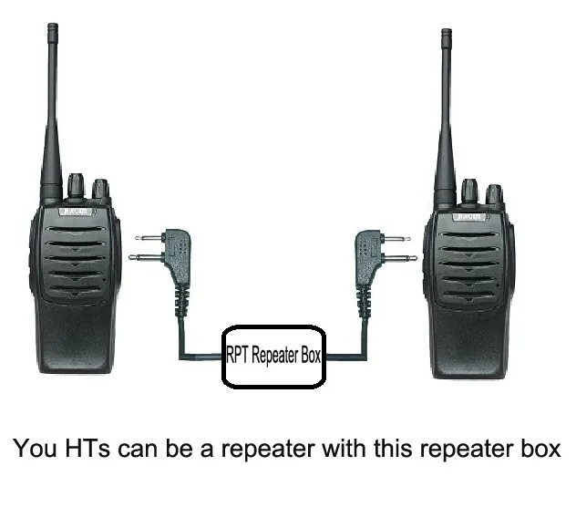 RPT-2D двухстороннее радио ретранслятор Коробка для двух трансиверов Stati Walkie talkie расширение сигнала