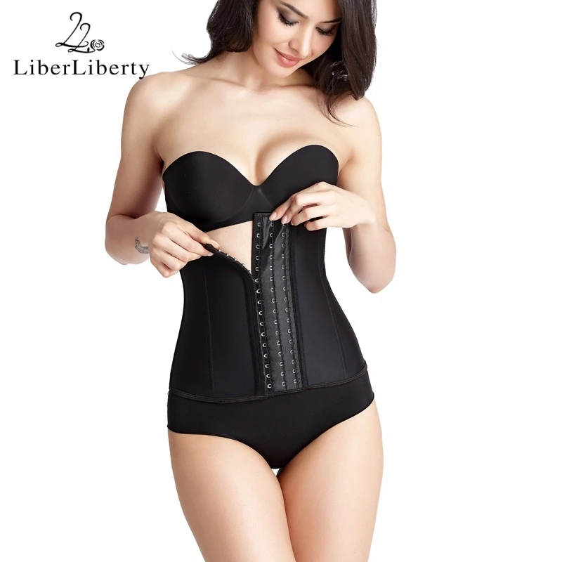 Durable Latex Waist Trainer Women Hot Body Shaper Slimming Belt Large Buckle Steel Boned Waist Cincher Corset Slimming Underwear Body : image Durable Latex Waist Trainer Women Hot Body Shaper Slimming Belt Large Buckle Steel Boned Waist Cincher Corset Slimming Underwear Body
