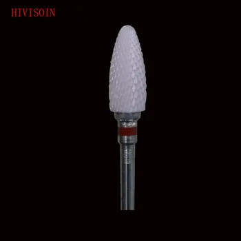 

5 Pcs Pink Zirconia Ceramic Dental Lab Burs - Bullet Shape -Cross cut (2701.060)