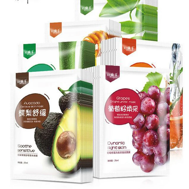 

12pcs New Mirage Natural Freshening Mask Brightening Firming Soothing Oil Moisturizing Mask