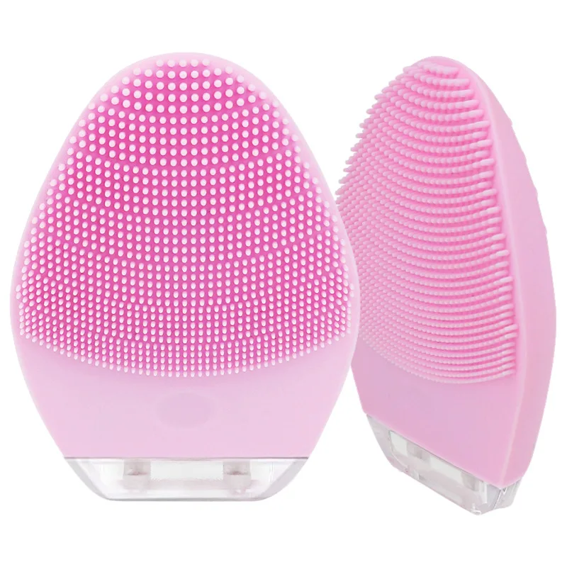 

Electric Silicone Facial Cleansing Brush Sonic Vibration Massage USB Rechargeable Smart Deep Cleaning Beauty Tool