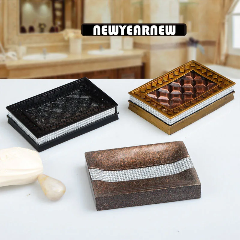 NEWYEARNEW Resin Creative Soap Box Chinese Style Bathroom Accessories