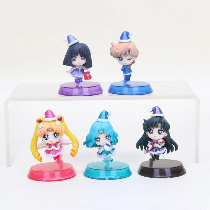 5 см Sailor Moon 25th anniversary Petit Chara Сейлор Мун темное Королевство ПВХ фигурка модель игрушки