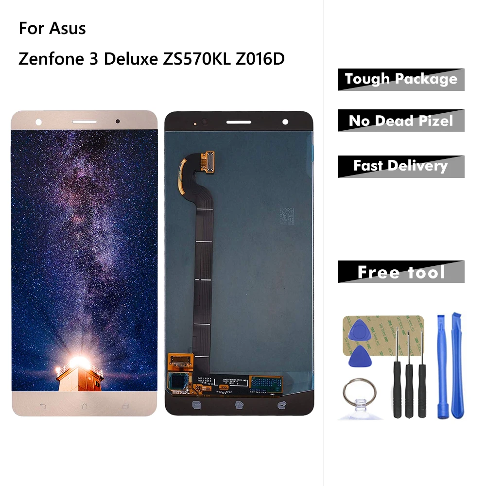 Дисплей для ASUS Zenfone 3 Deluxe Z016S Z016D ZS570KL ЖК дисплей кодирующий преобразователь