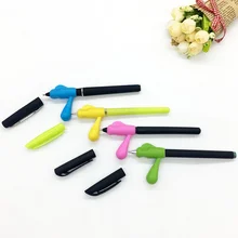 4 шт./компл. милые коррекция осанки при письме устройство для того, чтобы держать ручка коррекции Мягкие силиконовые канцелярские принадлежности учащийся ребенок подарок