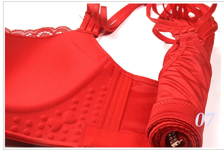 Lace Bra Large Size Women Front Closed Plus Size Bra  Women Push Up Bra Beauty Back No Rims Plus Size Bralette Bra17
