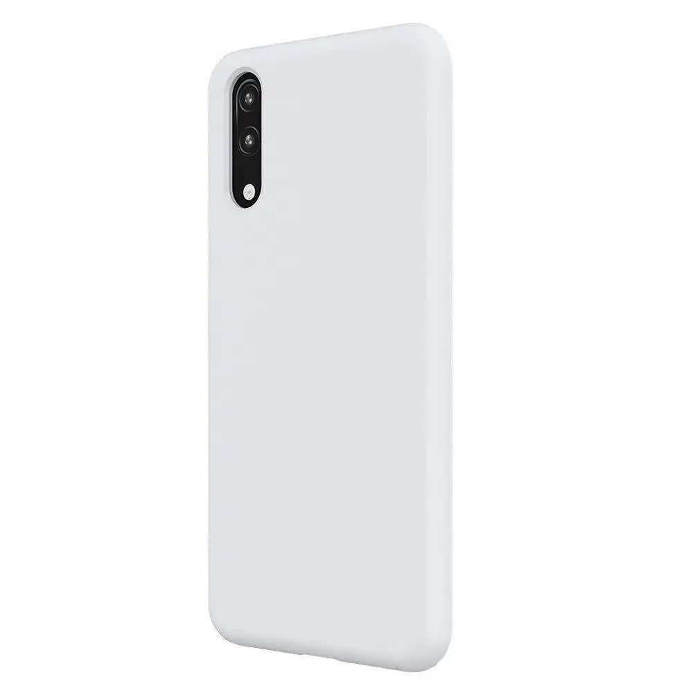 Жидкий силиконовый чехол для телефона huawei P20 lite силиконовый резиновый противоударный чехол для задней крышки 10 шт./партия