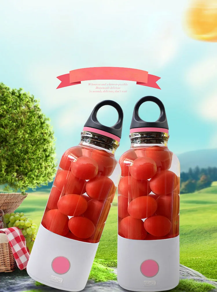 

Electric Fruit Juicer Machine Mini Portable USB Rechargeable Smoothie Maker Shake Juice Slow Juicer Bottle Squeezers Cup