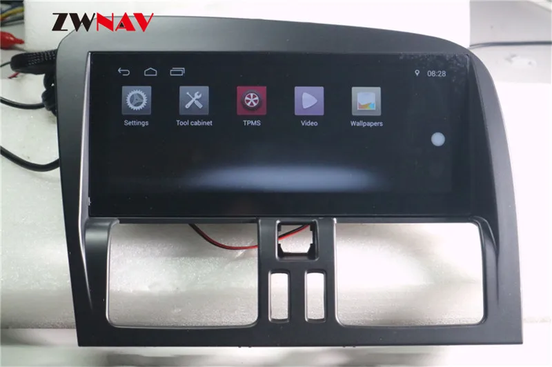 Top ZWNAV Android 7 Systen Car DVD Player For Volvo XC60 2009 2010 2011 2012 Left Steering Wheel Car GPS Multimedia Navigation 14