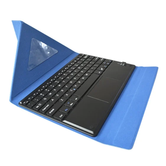 newDetachable Wireless Bluetooth Keyboard With Touchpad+PU Leather Case