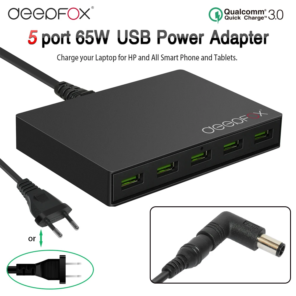 Быстрая зарядка 3 0 5 портовый USB зарядное устройство для быстрой зарядки телефона