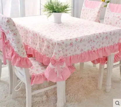 

PASAYIONE Pastoral Lace Linen Tablecloth End Table Cloth Kitchen Dining Table Cloth Party Table Cover Rustic Floral Manteles Dec