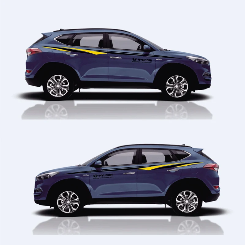 Стайлинг автомобиля TAIYAO стикер для Hyundai SANTAFE IX35 Tucson Mark Levinson автомобильные