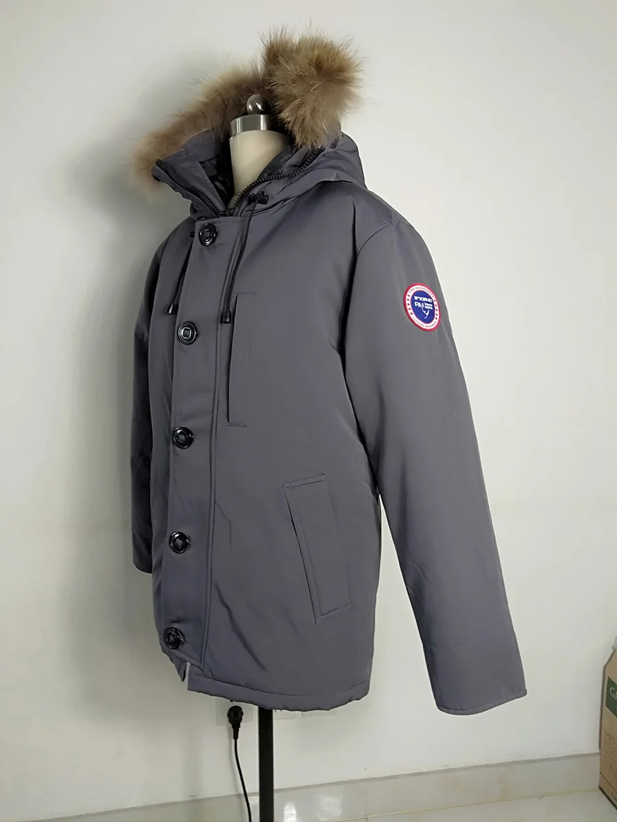Канада стиль бренд мужские женские водонепроницаемые зимние теплые настоящие пуховые пальто CHATEAU expedition Arctic PARKA