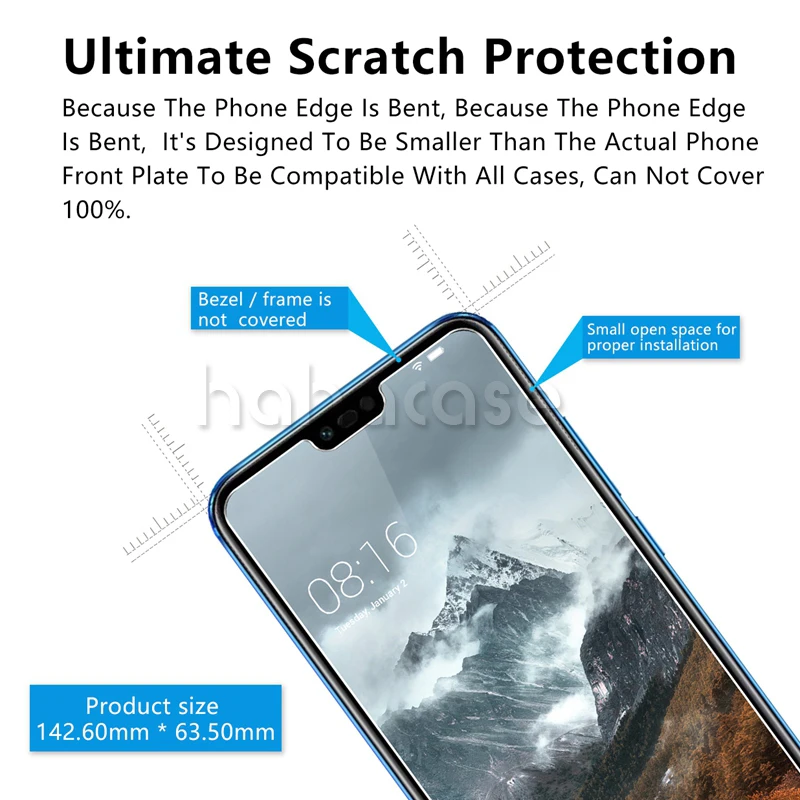 10 шт. закаленное стекло прозрачное покрытие для Huawei Honor 30 Pro 30S 20 Lite 20S 20i 9 9X 9I 9N Play 9A