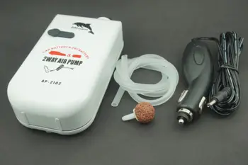 

Car Charger Rechargeable Adjustable Aquarium Air Pump Fish Tank Oxygen Air Pump