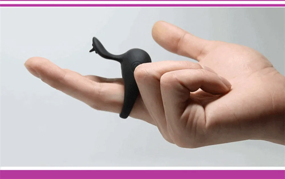 Penis Ring Male Famale Vibrator Rotator Delayed Ejaculation Flirt Silicone Lock Cockring Adult Sex Toys for Couple Men Women (10)